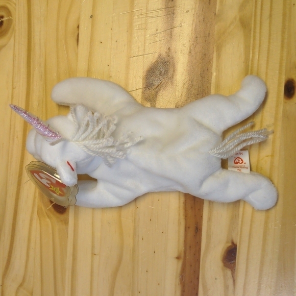 TY MYSTIC Beanie Baby Mystic the Unicorn Iridescent Horn Collectibles BD 5-21-94 - Picture 10 of 13